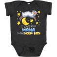 thumbnail image 3 of Inktastic I Love my Mama to the Moon and Back Cute Sheep Boys or Girls Baby Bodysuit, 3 of 5