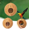 thumbnail image 2 of Hearth & Gear Rope Bird Rattan Realistic Imitation Rattan Bird For Garden Terrace For Gardening Metal Chicken Nesting Boxes Birdhouses for Painting Ceramic Birdhouse Birdhouses for Outdoors Mm, 2 of 6