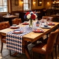 thumbnail image 5 of Independence Day Table Runner Flag and Star Patterns Placemat Holiday Party Decoration 33x183cm Table Runner, 5 of 6