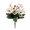 White, variant on Artificial Pansy Flower Bouquet Outdoor UV Resistant Faux Pansies Flowers Bundle Realistic Silk Fake Bouquets for Porch Garden Yard Window Decor