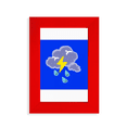 thumbnail image 1 of Blink Icon Panneau Tonnerre Art d'Affichage d'Image Cadre Photo Rouge, 1 of 4