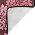 thumbnail image 4 of Pink Dahlia Pinnata Flowers Doormats Bathroom Floor Mat Lightweight Non-Slip Area Rugs Entrance Front Door Rug for Outdoor Garden Kitchen Bedroom 23.6" x 15.7" Home Decor, 4 of 7
