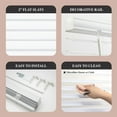 thumbnail image 3 of REGAL ESTATE, Cordless 2" Horizontal Blinds in Elegant White, Easy to Install, 47"W x 64"H, 3 of 6
