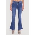 thumbnail image 4 of Women's Mid Rise Stretchy Carpenter Flare Leg Jeans, 4 of 5