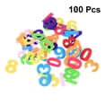 thumbnail image 4 of 100 piezas de números coloridos de tela no tejida de fieltro, parches de costura para manualidades (colores variados), 4 of 8