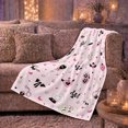 thumbnail image 6 of Pastel Goth Halloween, Mystical Festive Scene, Warm Flannel Blanket for Living Room and Family Room with Detailed Artwork, Celestial Art Lovers Halloween Gift, Festive Home Decor, 6 of 9