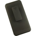 thumbnail image 6 of NAKEDCELLPHONE'S BLACK RIBBED RUBBERIZED HARD SHELL CASE COVER + BELT CLIP HOLSTER STAND FOR SAMSUNG GALAXY NOTE 5 PHONE (SM-N920), 6 of 10