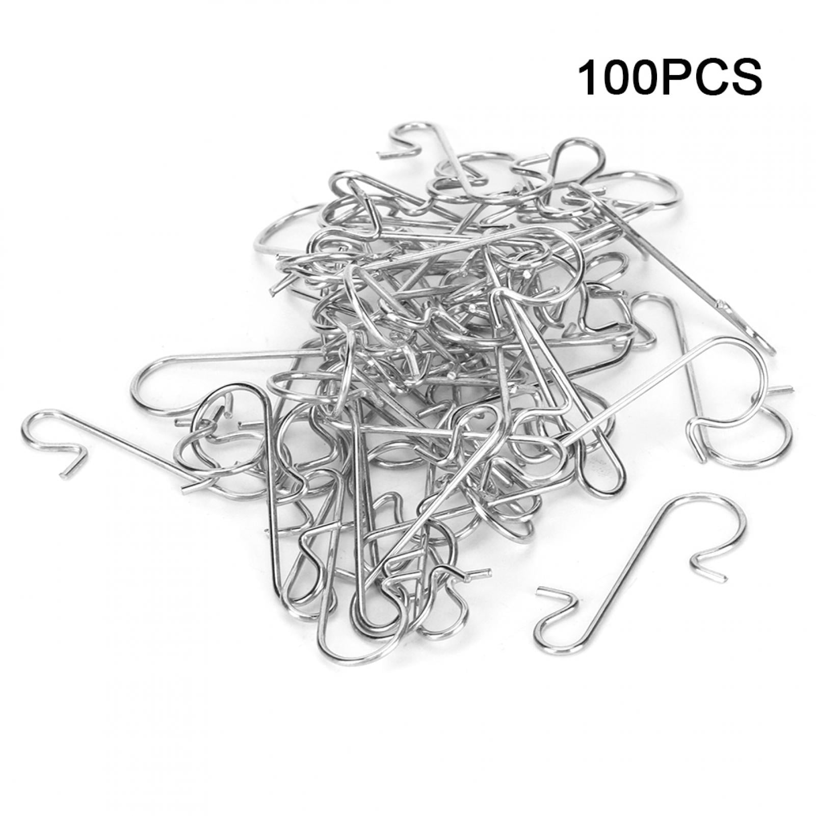 100pcs Heavy Duty Christmas Ornaments Hooks, Christmas Tree Hanger, For