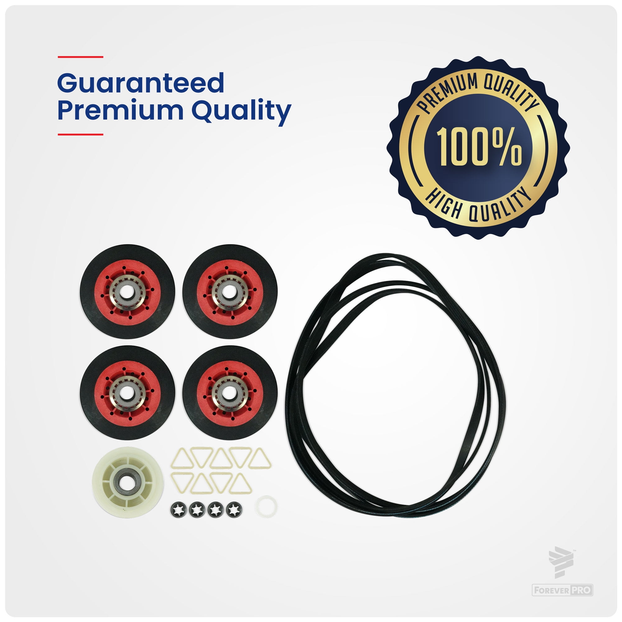 ForeverPRO 4392067 Dryer Repair Kit for Whirlpool Dryer 587637 80047 AH373088 EA373088