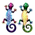 thumbnail image 2 of 2pcs Gecko Decoración de Interior libre Colgante de pared Art Scultpure Fence, 2 of 7
