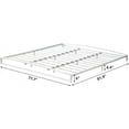 thumbnail image 4 of Danolapsi 6 Inch Queen Bed Frame Heavy Duty Low Profile Metal Platform with Sturdy Steel Slats Support,No Box Spring Needed,Noise Free,Easy to Assembly,Arch Design, 4 of 7