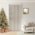 thumbnail image 1 of Cortinas Plisadas de Puerta Plegable con Blackout Total, Color Gris con Ganchos, Cortinas de Acordeón para Puerta de Clóset, Cortinas de Pared, Divisor de Habitación, 1 of 4