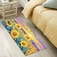 thumbnail image 4 of Bath Mat, Soft Absorbent Bath Rug, Oil Painting Sunflowers Bath Mats for Bathroom, Living Room Bedroom Home Floor Mat, Bath Mat for Tub Non Slip 20 x 39 Inch Home Decor, 4 of 7