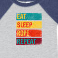thumbnail image 4 of Inktastic Team Roping Eat Sleep Rope Repeat Boys or Girls Baby Bodysuit, 4 of 5