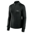 thumbnail image 2 of Women's Fanatics Black Philadelphia 76ers Elements Match Raglan Quarter-Zip Top, 2 of 3