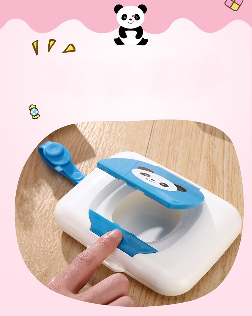 Baby Travel Wipe Case Child Wet Wipes Box Changing Dispenser Storage Holder Gift