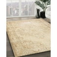 thumbnail image 3 of Ahgly Company Machine Washable Indoor Rectangle Contemporary Deep Peach Orange Area Rugs, 2' x 5', 3 of 7