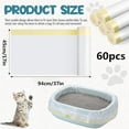 thumbnail image 4 of 60 PCS Cat Litter Box Liners with Drawstring, 37'' x 18'' Large Litter Box Liner, Heavy Duty Kitty Litter Bags Liners,1.2 Mils Thicken Drawstring Bags for Cats Kitties Litter Box, 4 of 6
