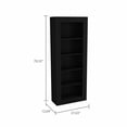 thumbnail image 3 of Mod Border Black Bookcase, 3 of 8