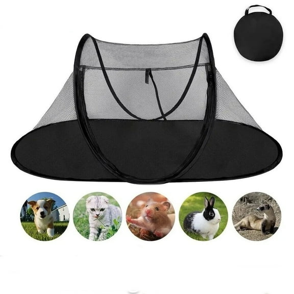 COSTYLE Pop Up Dog Cat Tent Outdoor Pet Play Pen Exercise Tent for Small Dog Cat Kitten