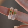 thumbnail image 6 of GKNET Chinese Retro Imitation Jade Ring Minimalism Hanfu Matching Hand Ornaments WY4-02, 6 of 8