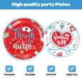 thumbnail image 4 of Nurses Week Decorations Party Plates and Cups and Napkins Set Nurses Week Party Plates Nurse's Day We Appreciate You Decorations  Nursing RN Graduation Party Supplies Birthday Tableware Set 24 Guests, 4 of 6