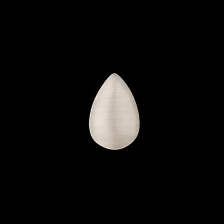- 20pcs Teardrop White Cat's Eye Glass Cabochons Embellishments 10x14mm