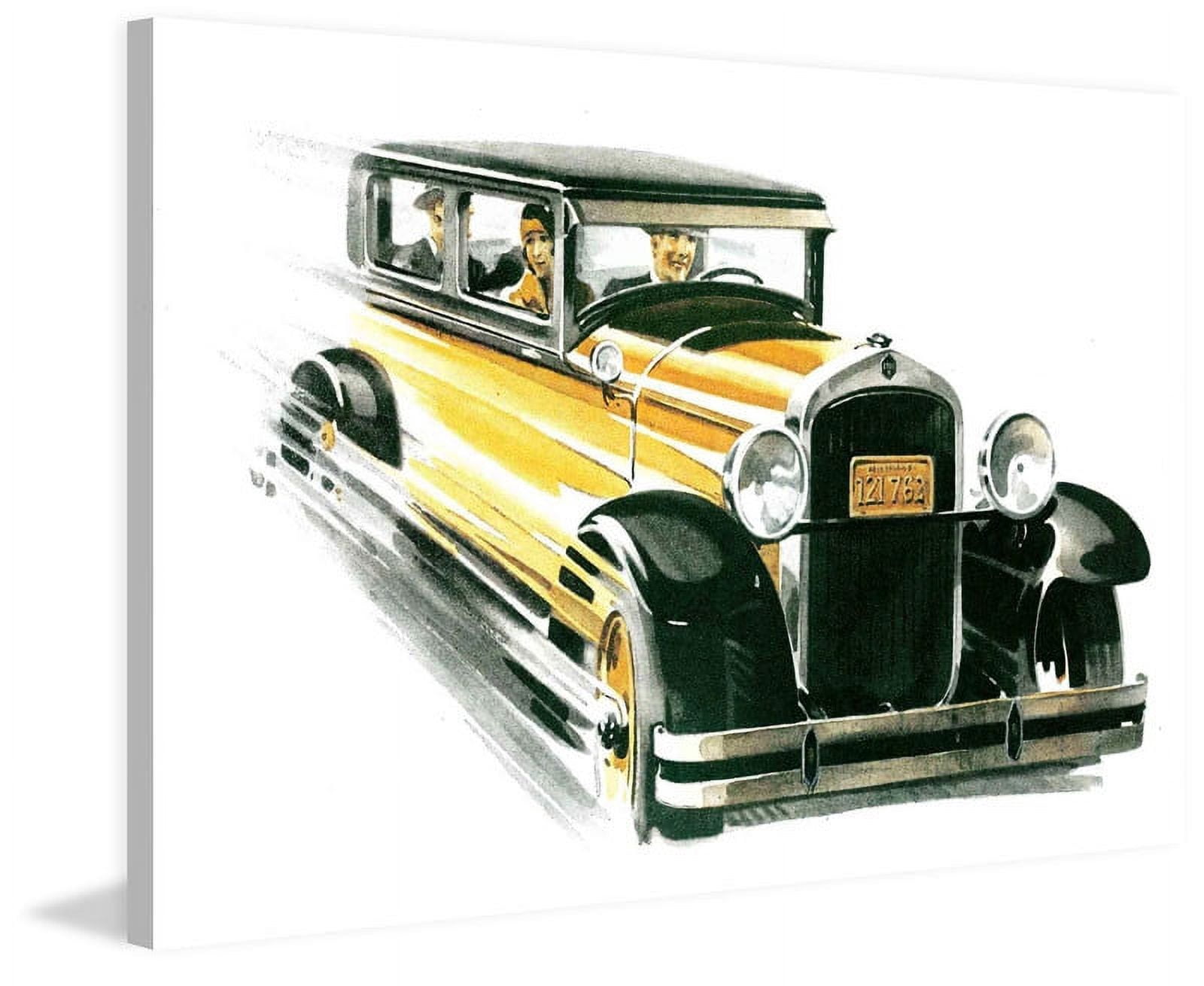 "Classic 121782" Painting Print on Canvas