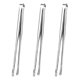thumbnail image 1 of 3 Piezas Pinzas para Barbacoa Pinzas para Parrilla de Acero Inoxidable Pinzas para Alimentos de Cocina Pinzas para Cocinar Herramienta de Abrazadera para Filete, Buffet, Carne, 1 of 5