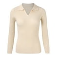 thumbnail image 4 of Tricot Uni pour Femmes, Col Roulé, 4 of 7