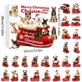 thumbnail image 3 of 2025 Advent Calendar Set Featuring Two Flat Boots With Double Printed Realistic Illustrations For Festive Countdown, 3 of 6