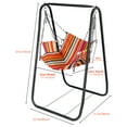 thumbnail image 3 of Andvari Hammock Chair Stand 440lbs, Indoor Outdoor Swing Frame with Heavy-Duty Steel Base, 3 of 10