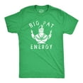 thumbnail image 1 of Mens Big Pat Energy T Shirt Funny Saint Patricks Day Parade Lovers Tee for Guys (Heather Green - PAT) - M, 1 of 4