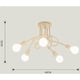 thumbnail image 5 of Lámpara de techo dorada de 5 luces sin fuente de luz, 5 of 5