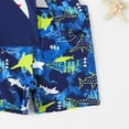 thumbnail image 5 of Gelikeya Boys Rash Guard Swim Set Size 5-6 UPF 50+ Swim Shirt and Bathing Suit Trunks Long Sleeve Toddler Boy Swim Set (Toddlers, D09 Blue, 5-6 Years), 5 of 7