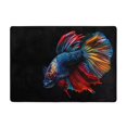 thumbnail image 7 of Area Rugs For Living Room Decor - Colorful Betta Fish Soft Anti Slip Throw Washable Rugs 5x7 For Bedroom, Indoor Carpet For Bedroom Living Room 80x58In, 7 of 7
