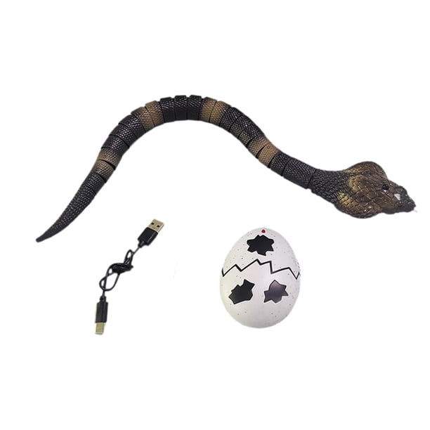 Serpent Télécommandé Réaliste – Cobra Jouet Qui Rampe Vite, Cadeau Fun Pour Halloween Et Anniversaire