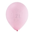 thumbnail image 4 of 10 Piezas de Edad 21 de Látex Happy Birthday de Cumpleaños para Cumpleaños de Niños Rosado rojo Gloria globo de látex de 21 años, 4 of 8