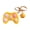 Yellow, variant on Pink Portable Led Electronic Memory Game Keychain 26 In 1 Handle Toy For Kids Adults Pink