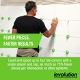 thumbnail image 4 of Espaciadores niveladores de azulejos Miracle Sealants Levolution Pro, 250 unidades, 4 of 9