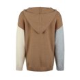 thumbnail image 6 of Womens Fall Fashion 2022! QLEICOM Sweaters for Women, Women's Fashion Autumn Winter Long Sleeve Solid Hooded Sweater Tops On Clearance, 6 of 6