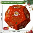 thumbnail image 5 of Christmas Santa Swap Gift Exchange Dice,Hilarious Exchange Party Game Dice,Exchange Gifts Family Game,Christmas Stocking Stuffers Gift Exchange Dice Games for Xmas,Party,Family Night,Holiday, 5 of 9
