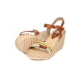 thumbnail image 4 of New Women Nature Breeze Jean-02 Mixed Media Open Toe Platform Wedge Sandal, 4 of 5