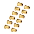 thumbnail image 4 of Metal Guitar Ferrules, High Hardness Effective Vibration 12PCS Replacement Parts Wear Resistant Guitar String Bushing Glossy Finish  For Musical Instruments Silver,Black,Gold, 4 of 8