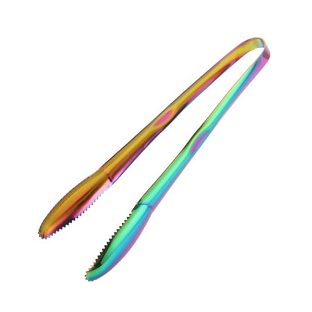 

New Food Tongs Stainless Steel Tongs Ice Clip BBQ Bread Steak Tongs Teeth Non-Slip Food Clips Hotel Kitchen Tool Accessories