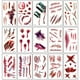 thumbnail image 2 of Pegatinas De Tatuaje De Cicatriz De Halloween, Tatuaje Temporal De Cosplay, Pegatinas De Tatuaje De Herida Impermeables Para Cara, Brazos Y Piernas, 2 of 5