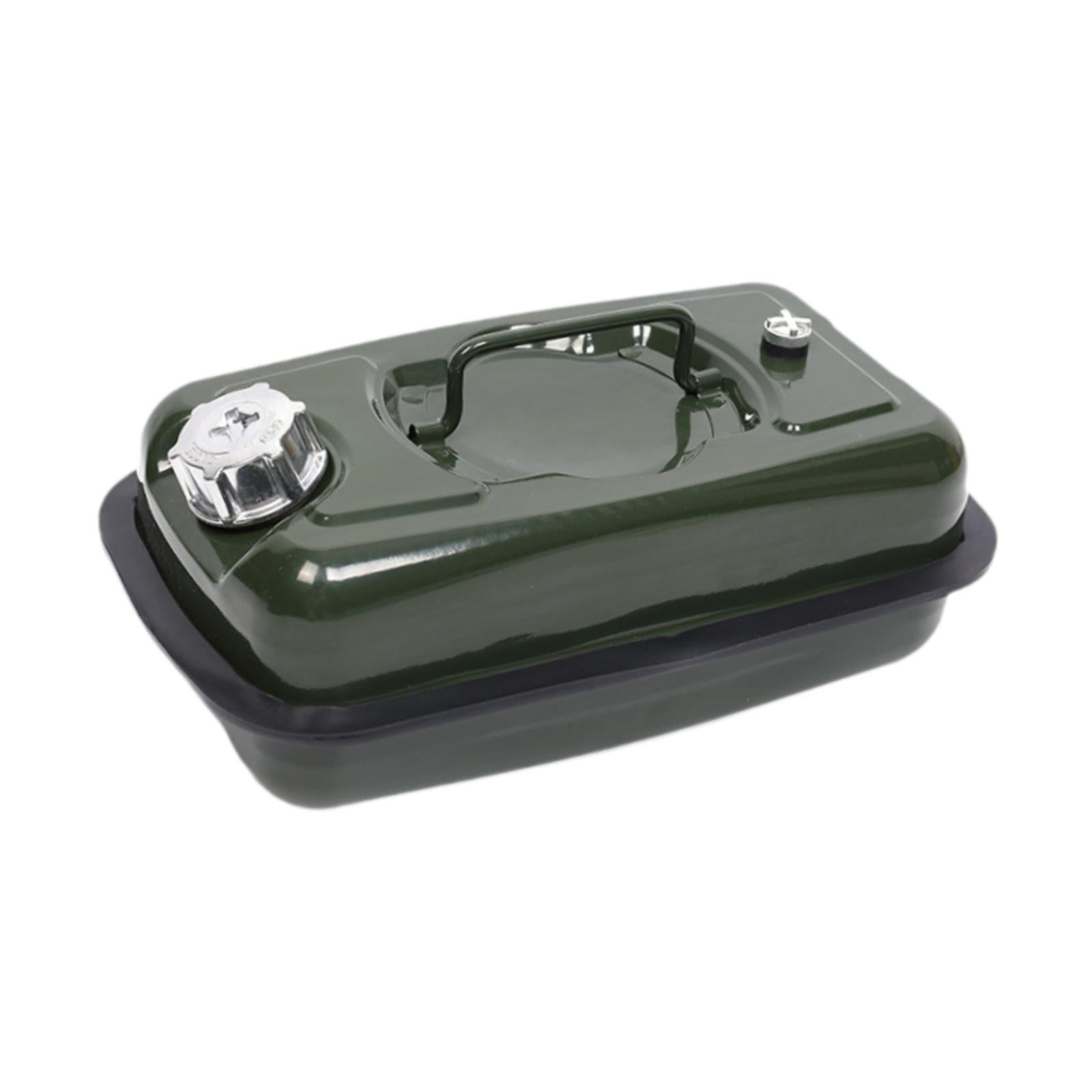 Wzmzjy Motorcycle Seat Fuel Can Tank Multipurpose Liquid Storage Canister for Emergency 3L Aluminum Lid