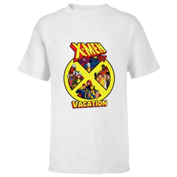 Marvel Super Heroes X-Men ’97 Matching Trip and Vacation - Short Sleeve T-Shirt for Kids - Customized-White