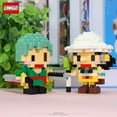 thumbnail image 5 of Bloques de construcción de microdiamantes Miniso Luffy Chopper, ladrillos 3D, ensamblaje DIY, juguetes educativos de modelado para niños, 5 of 5