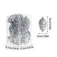 thumbnail image 4 of Lwlmwt Christmas Tree Decorations,9cm/8pcs Plastic Glitter Pinecone Shaped Pendants,Hanging Pine Cone Ornament Shatterproof Pinecone Ball,for Xmas Tree Decoration, 4 of 5